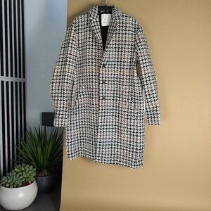 Ports V Stylish Houndstooth Women's Coat